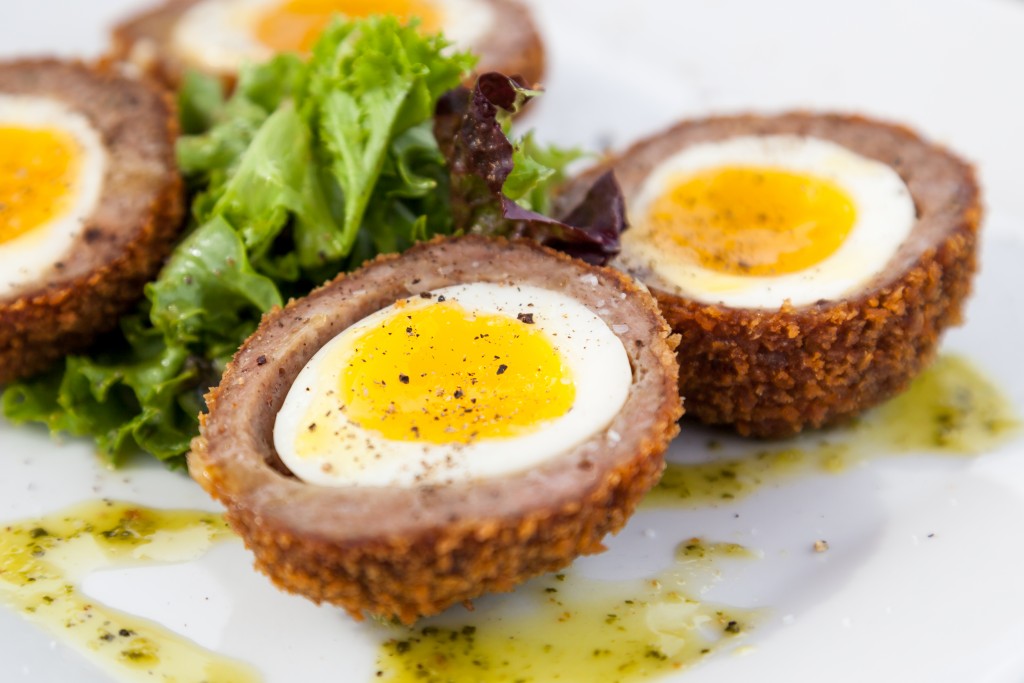 Scotch Eggs (Fried Eggs with Sausage) For Brunch!