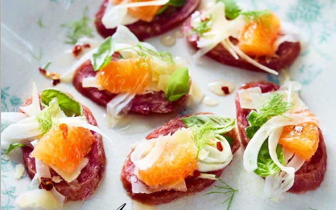 bouchées de saucisson