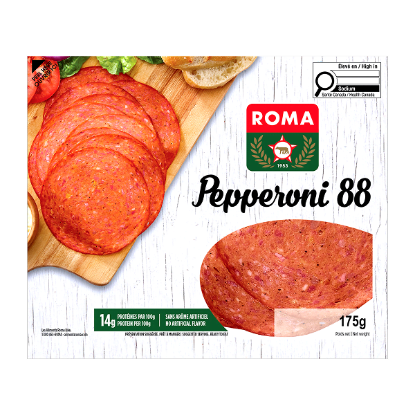 Pepperoni 88 Sliced | Roma